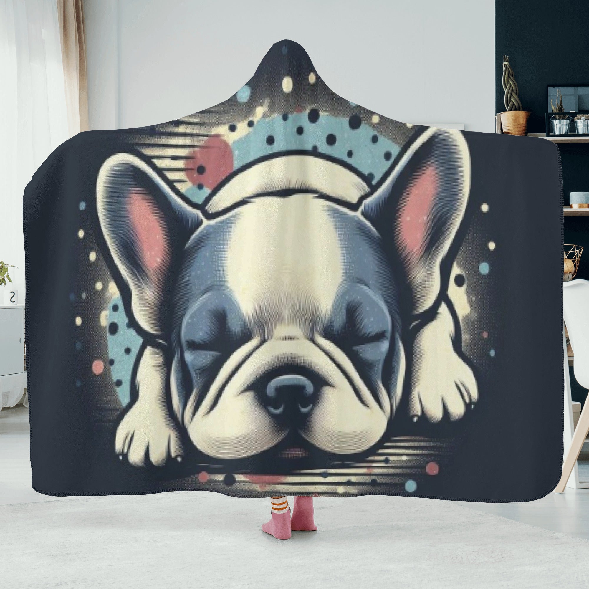 Saint - Trendy Hooded Blanket Pet Owner Apparel | Stylish Look