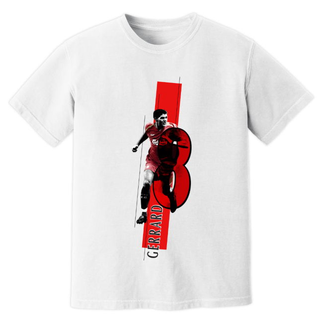 Official 2025-2026 Liverpool T-shirt Gerrard With Special Edition