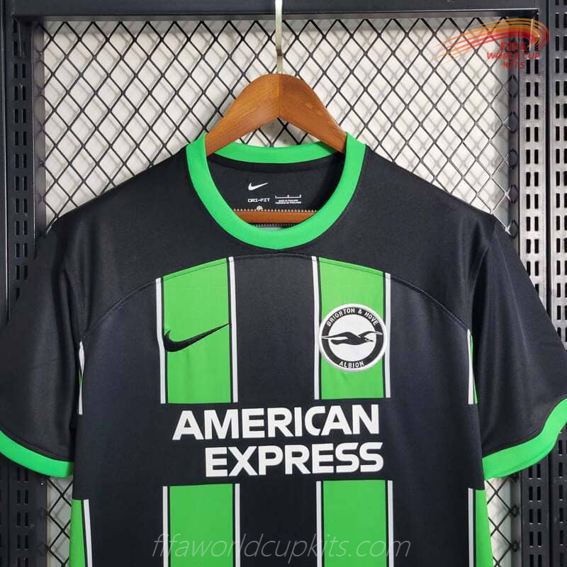 Brighton 23-24 Away Black/Green Football Kit