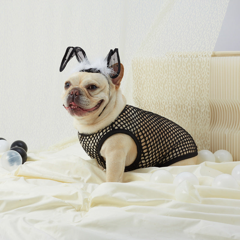 Thin Hollow Mesh Vest For Small Dogs For Frenchie Pups | Breed-optimized