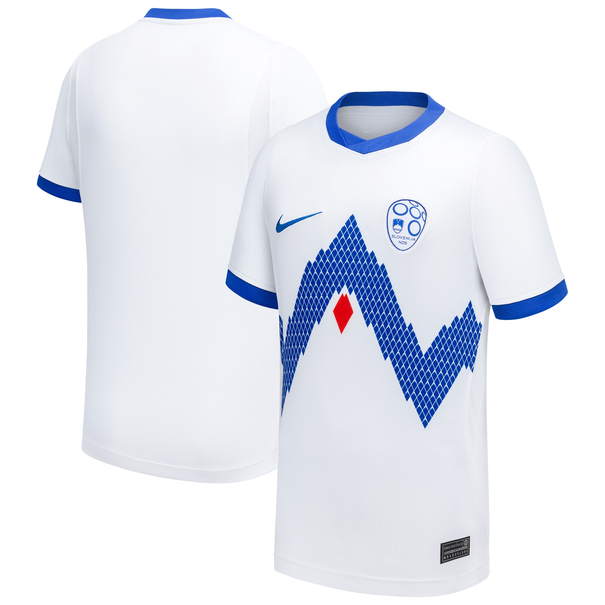 [SJH] Slovenia National Team Youth 2026 Home Stadium Replica Jersey - White