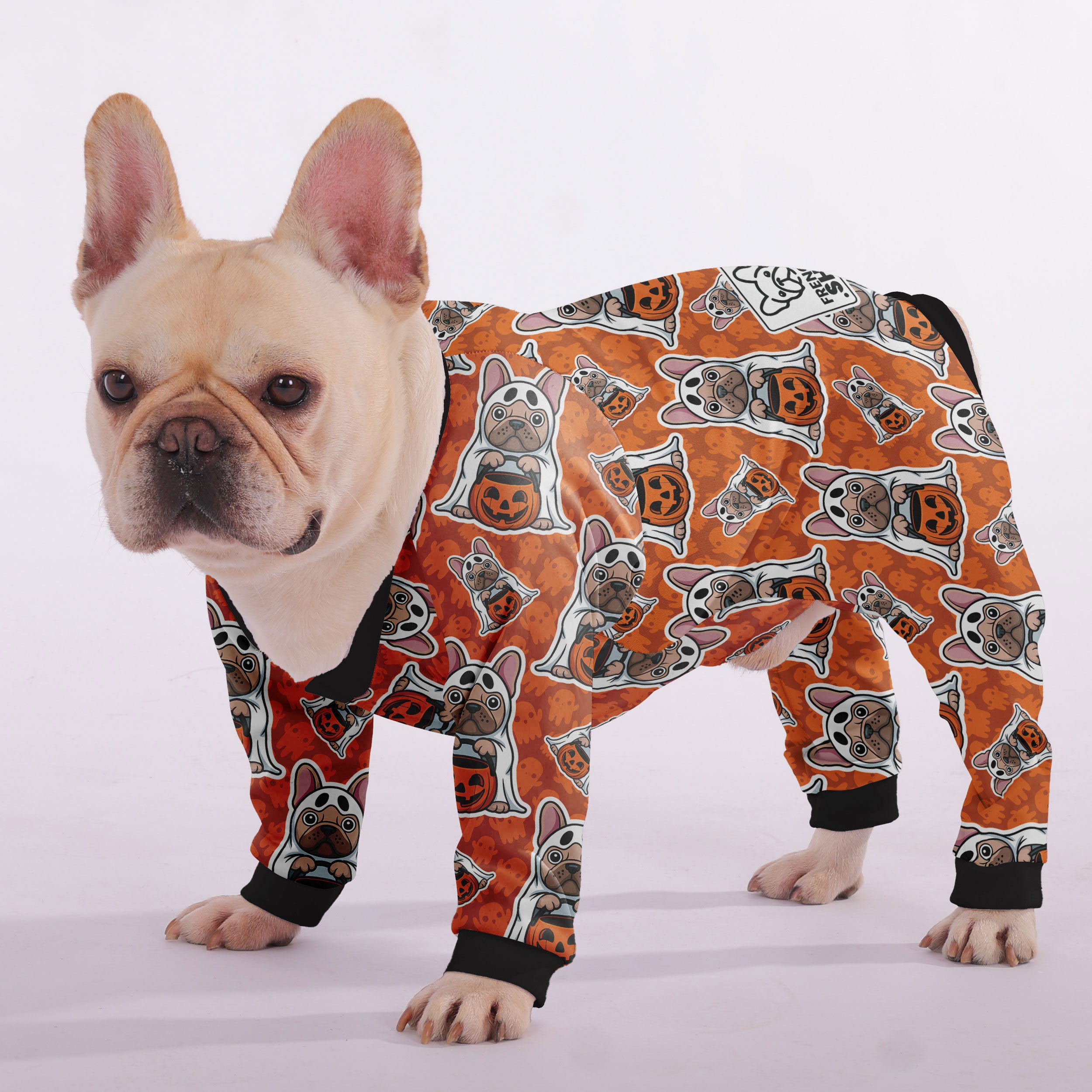 Culture-Inspired Trendy Bertie - Frenchie Pajamas for Pet Enthusiasts