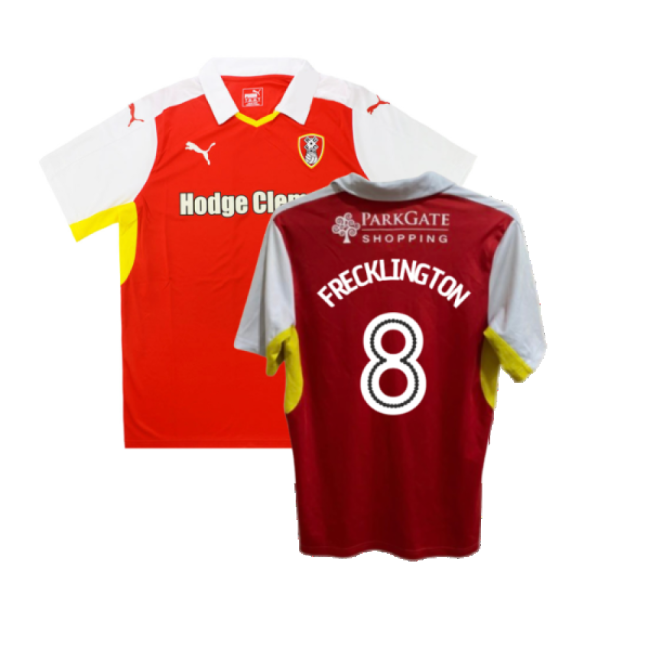 Official Rotherham 2016-17 Home Shirt ((good) Xl) (frecklington 8)