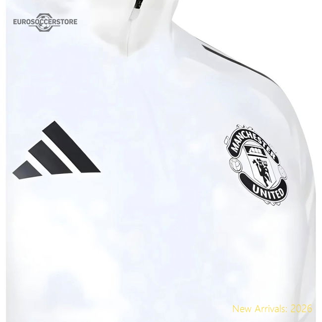 Professional Classic Official 2025-2026 Man Utd Training Top White