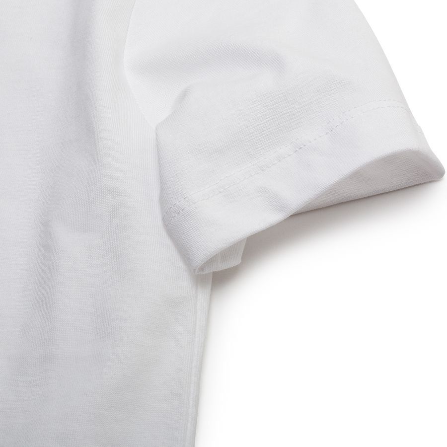 England T Shirt Crest Pure White Kids Supporter Version