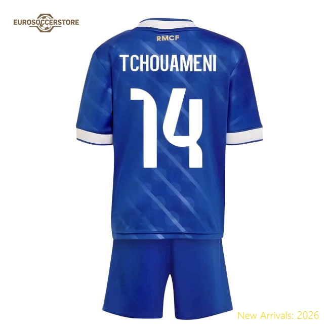 2025-2026 Real Madrid Third Youth Kit (Tchouameni 14)
