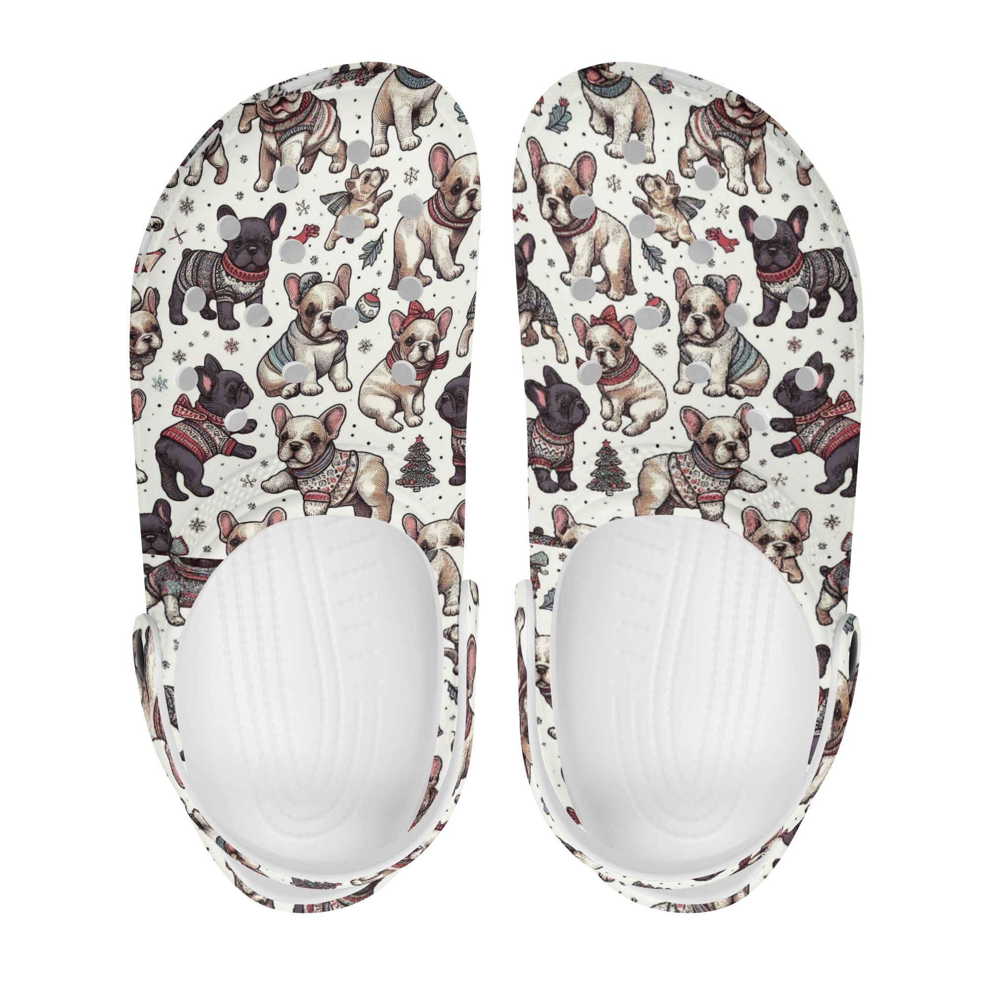 French Bulldog Lady Unisex Clogs Cute Frenchie Essential