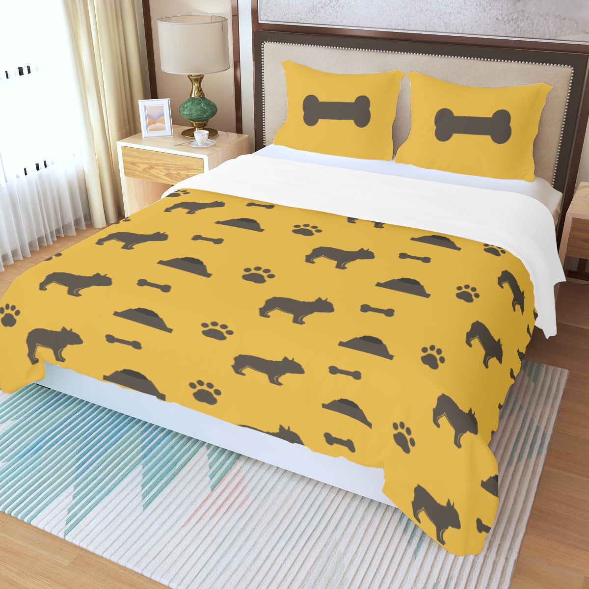 Pressure-Balanced French Bulldog专属 Gigi - Bedding Set for Indoor Use