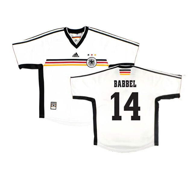 Advantages Germany 1998-00 Home Shirt ((Very Good) L) (Babbel 14) Mature