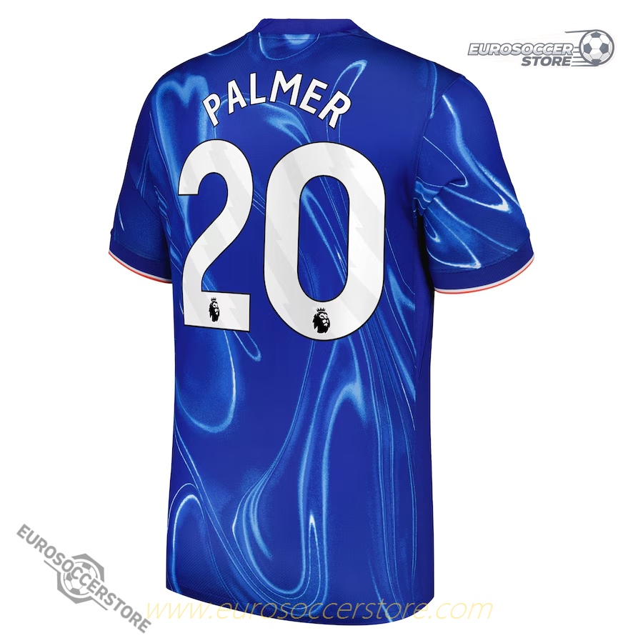 Chelsea 24-25 Home Jersey with Palmer's Name and Number 20