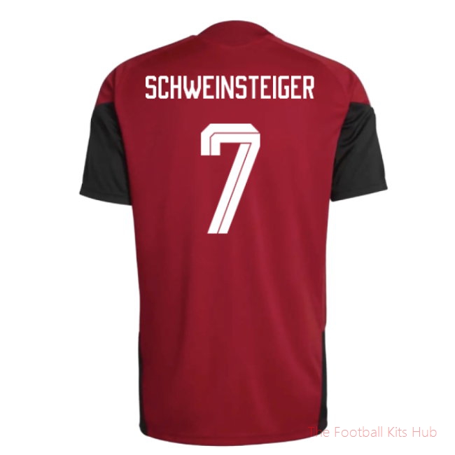 [JED] 2026/27 Germany Training Jersey (Red) (Schweinsteiger 7)
