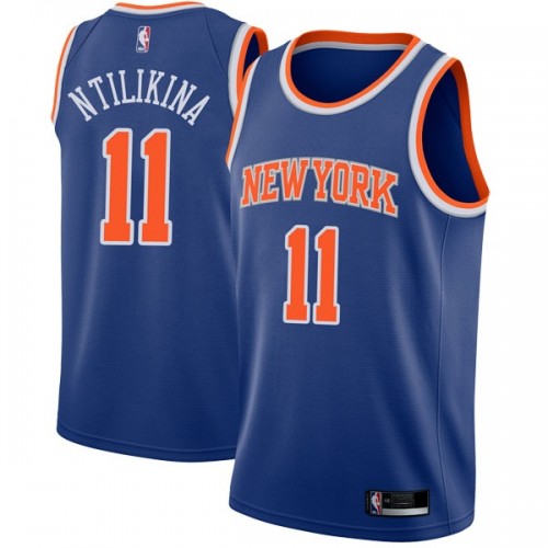 Blue Nike York Knicks #11 Knicks Jersey - Quick-Dry Premium Quality