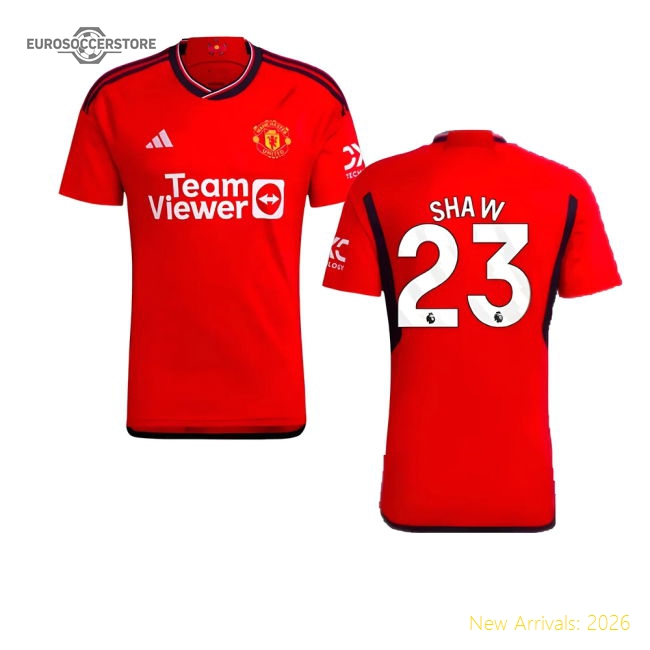 Premium 2023-2024 Man Utd Home Shirt (shaw 23) - Premium Quality
