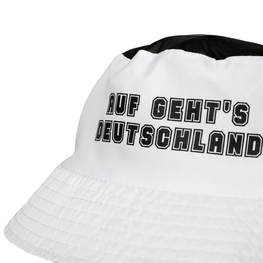 Deutschland Bucket Hat Pure White/yellow/red/jet Black
