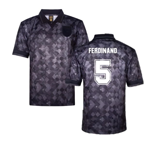 Ferdinand 5 England International Team Fan Shirt - Adults Version