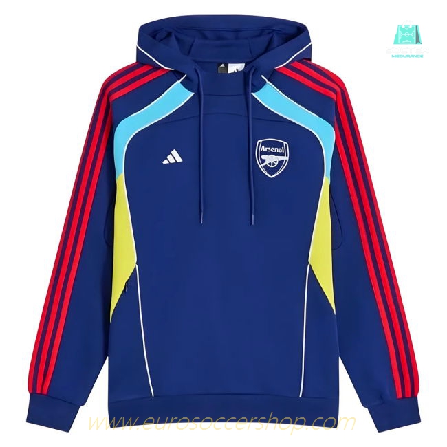 2025-2026 Arsenal UBP Doubleknit Hoody (Victory Blue)