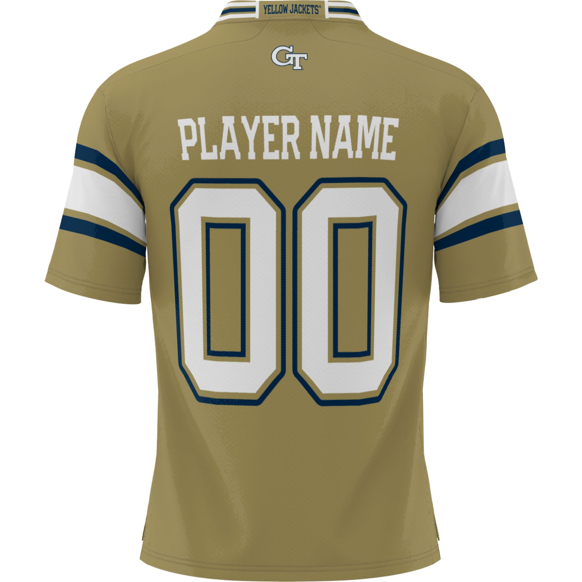 Georgia Tech Yellow Jackets GameDay Greats NIL Pick-A-Player Football Jersey - Gold