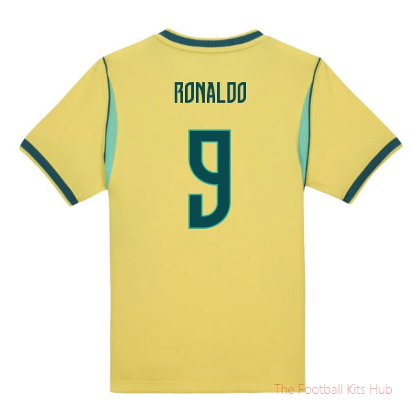 2026-2027 Brazil Home Little Boys Mini Kit (Ronaldo 9)