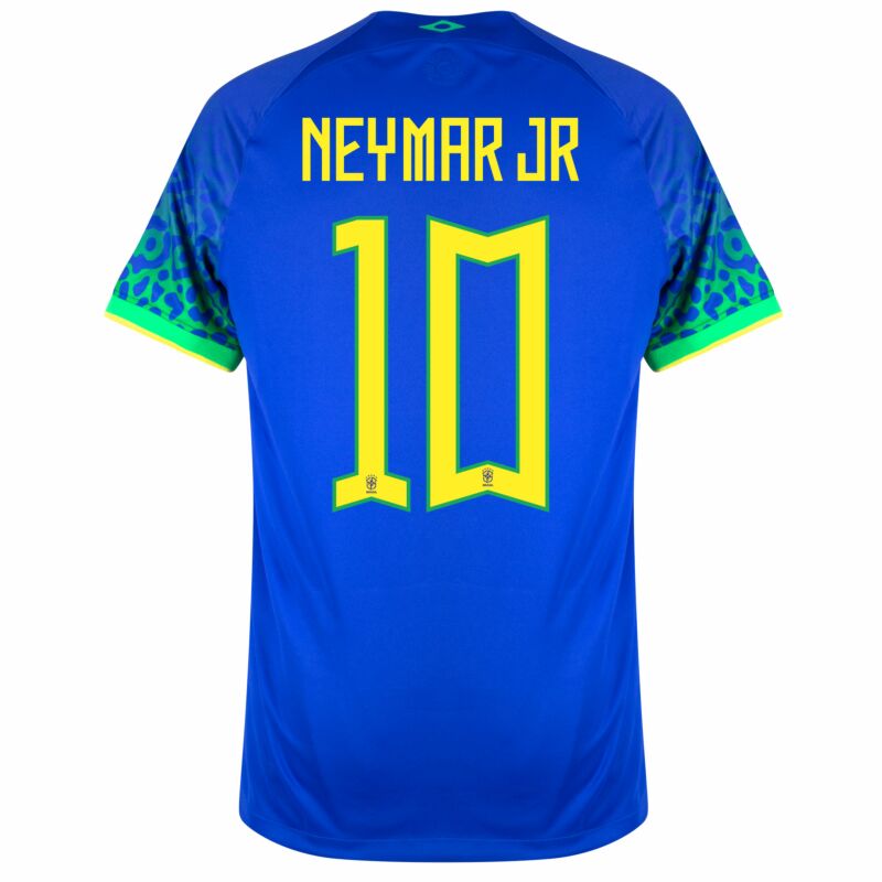 NEYMAR JR 2022 WORLD CUP BRAZIL Replica AWAY JERSEY