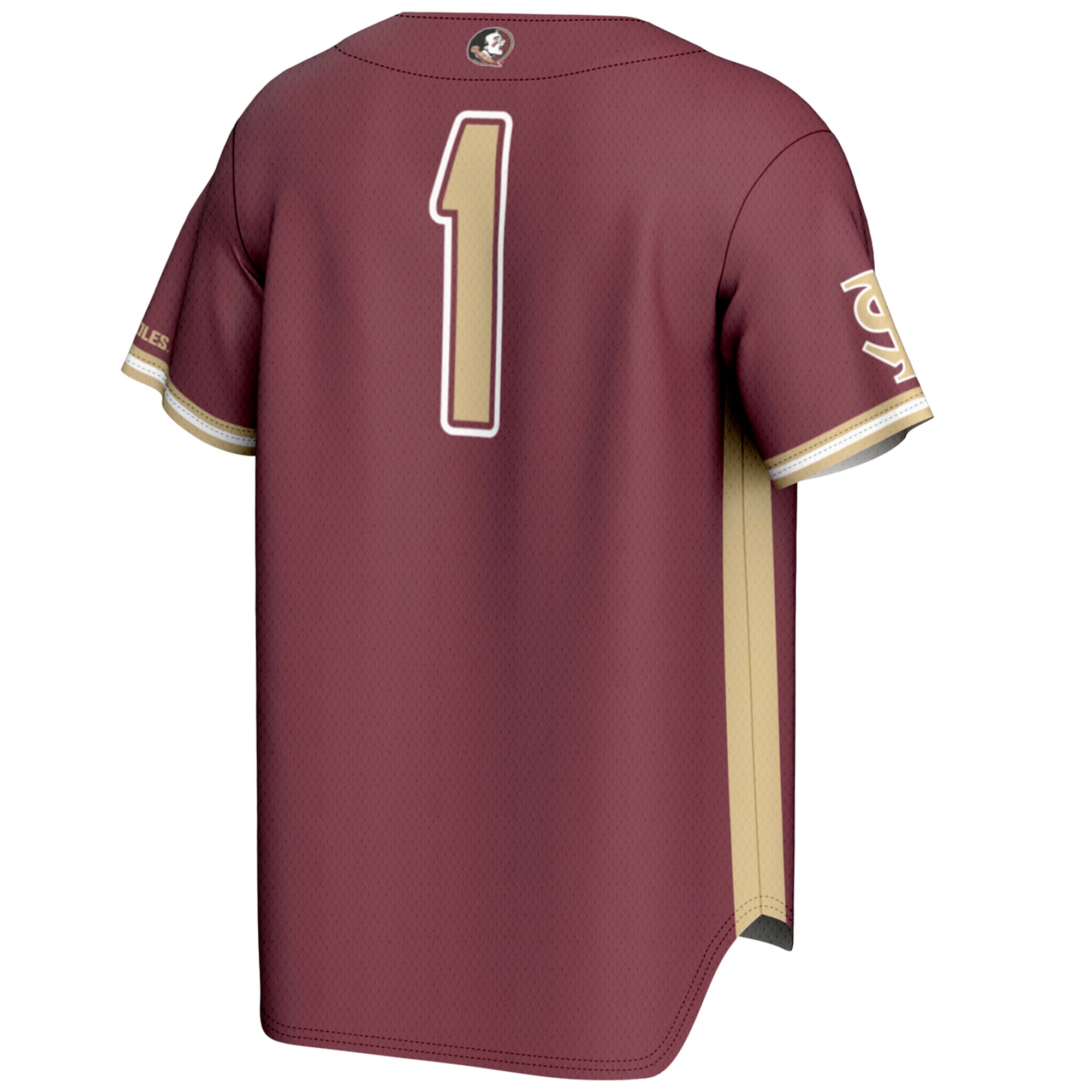 [NJP] Florida State Seminoles GameDay Greats Youth Lightweight Baseball Jersey - Garnet