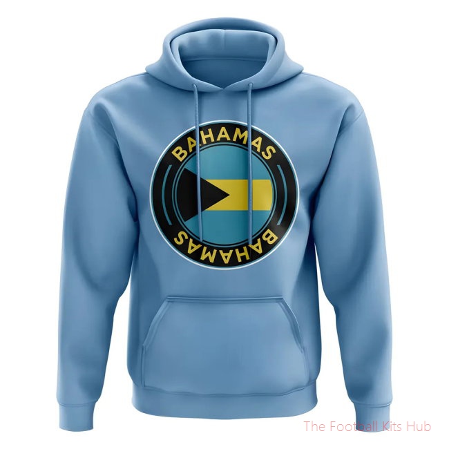 Men Bahamas Football Badge Hoodie (Sky)