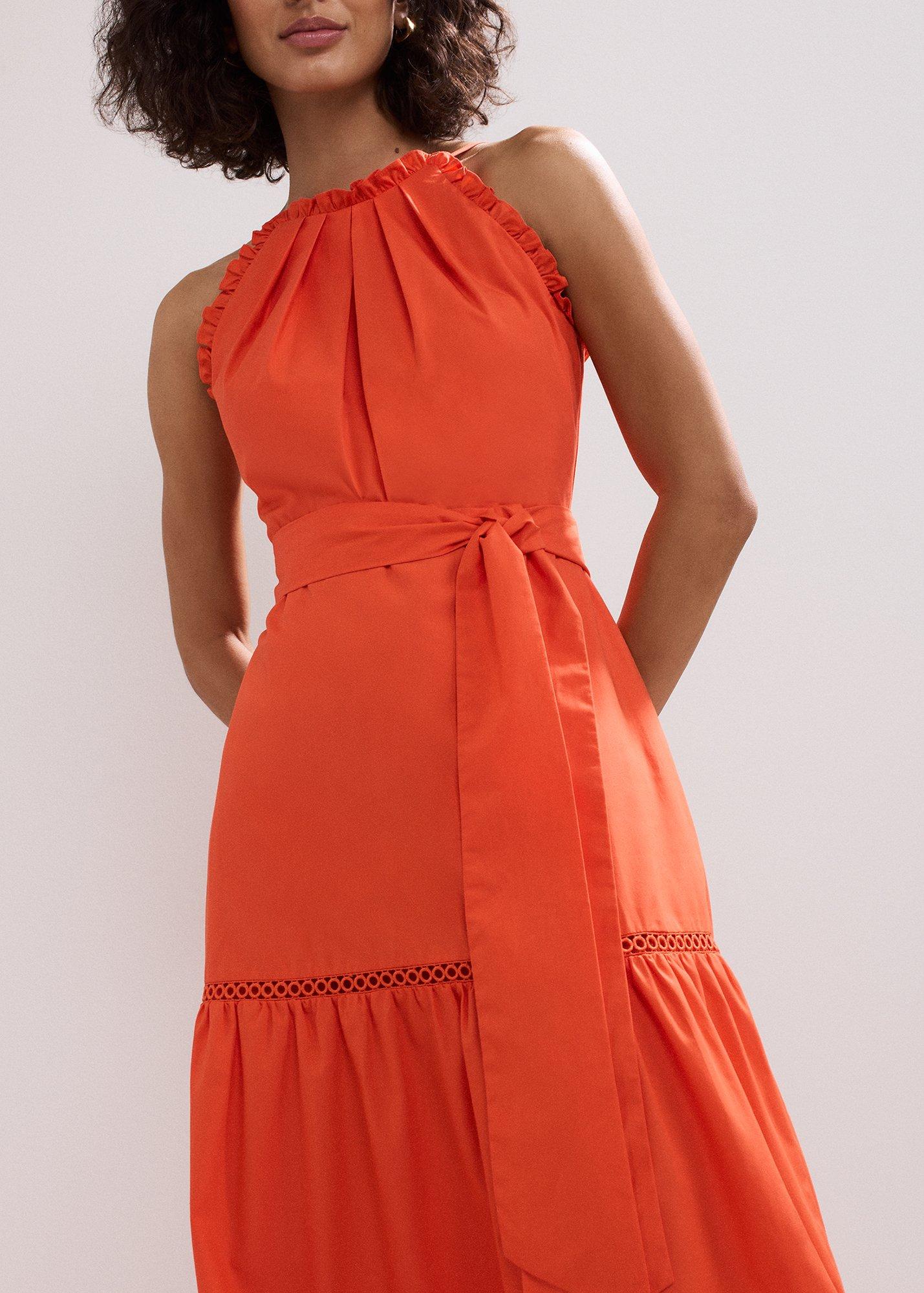 Nolia Cotton Poplin maxi Dress