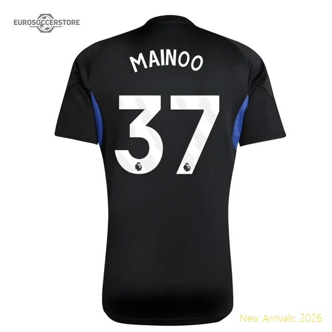 Elite 2025-2026 Man Utd Eu Practice Jersey (black) - Kids (mainoo 37)