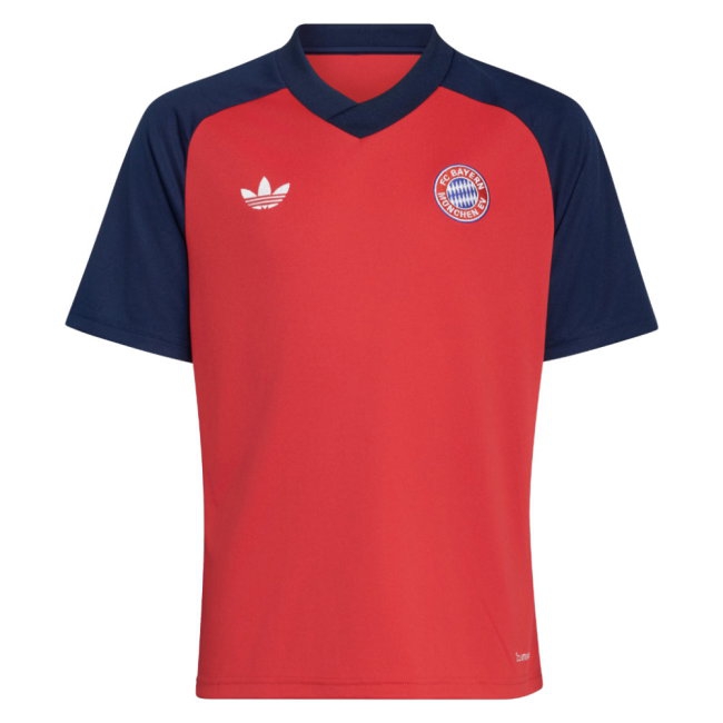 [LLS] 2026-2027 Bayern Munich Pre-Match Shirt (Pure Ruby) - Kids