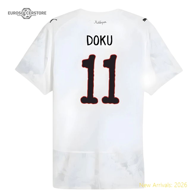 2025-2026 KIDSUPER x Manchester City CWC Authentic Shirt (White) (Doku 11)