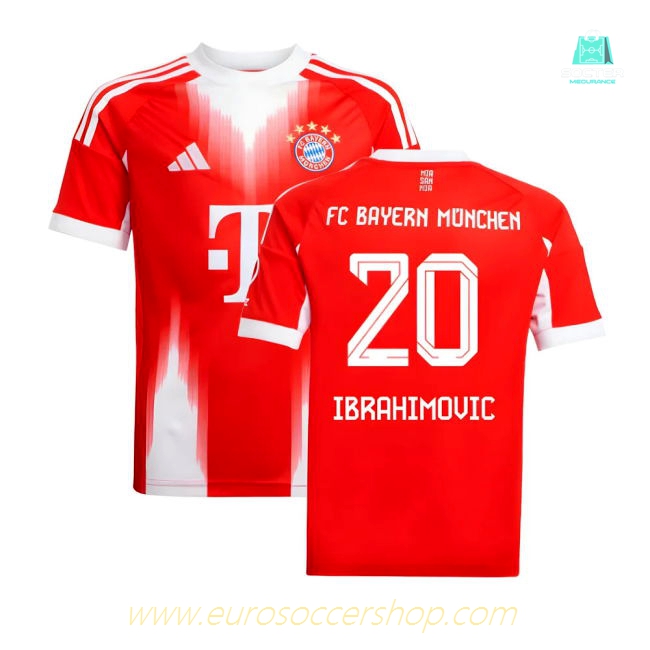 2025-2026 Bayern Munich Home Shirt (Kids) (Ibrahimovic 20)