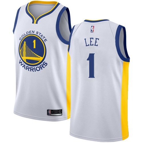 Nike Warriors White State Warriors #1 Jersey - NBA Fan Apparel