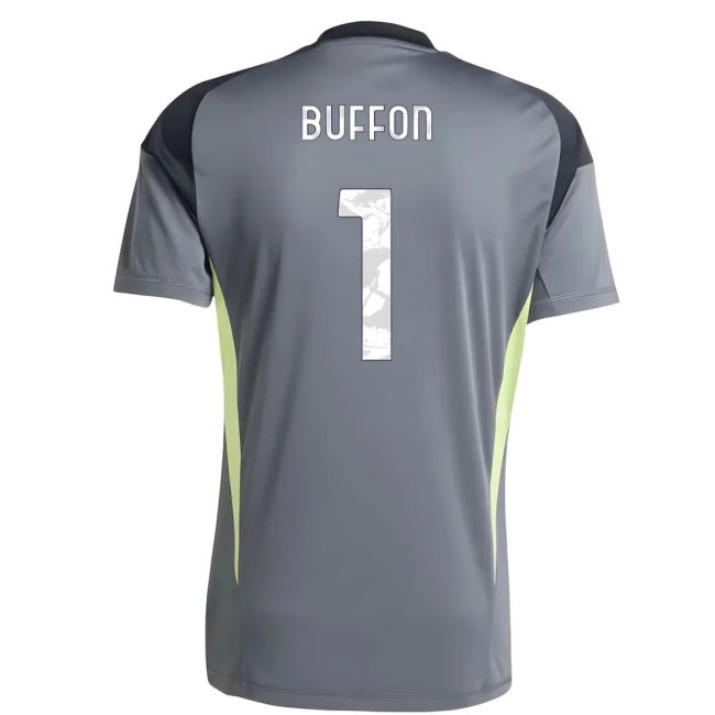 Juve Juventus Home Goalkeeper Shirt Grey Buffon #1 Ultra Comfort P...