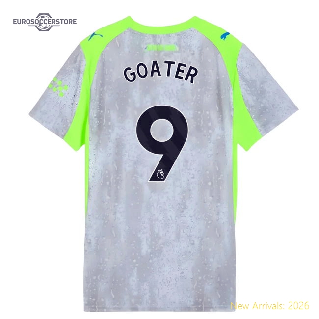 Man City Goater Modern Womens Jersey Smart Fabric Quick-dry