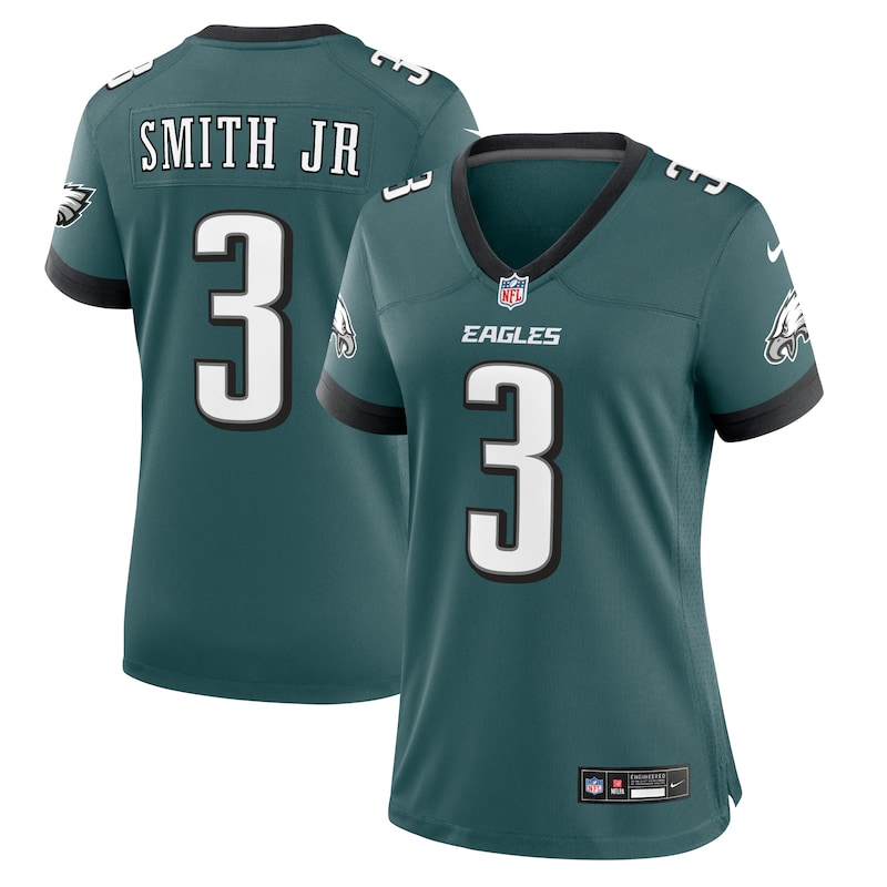 None Nolan Smith PHI Eagles Official Authentic Jersey Game Day Wear