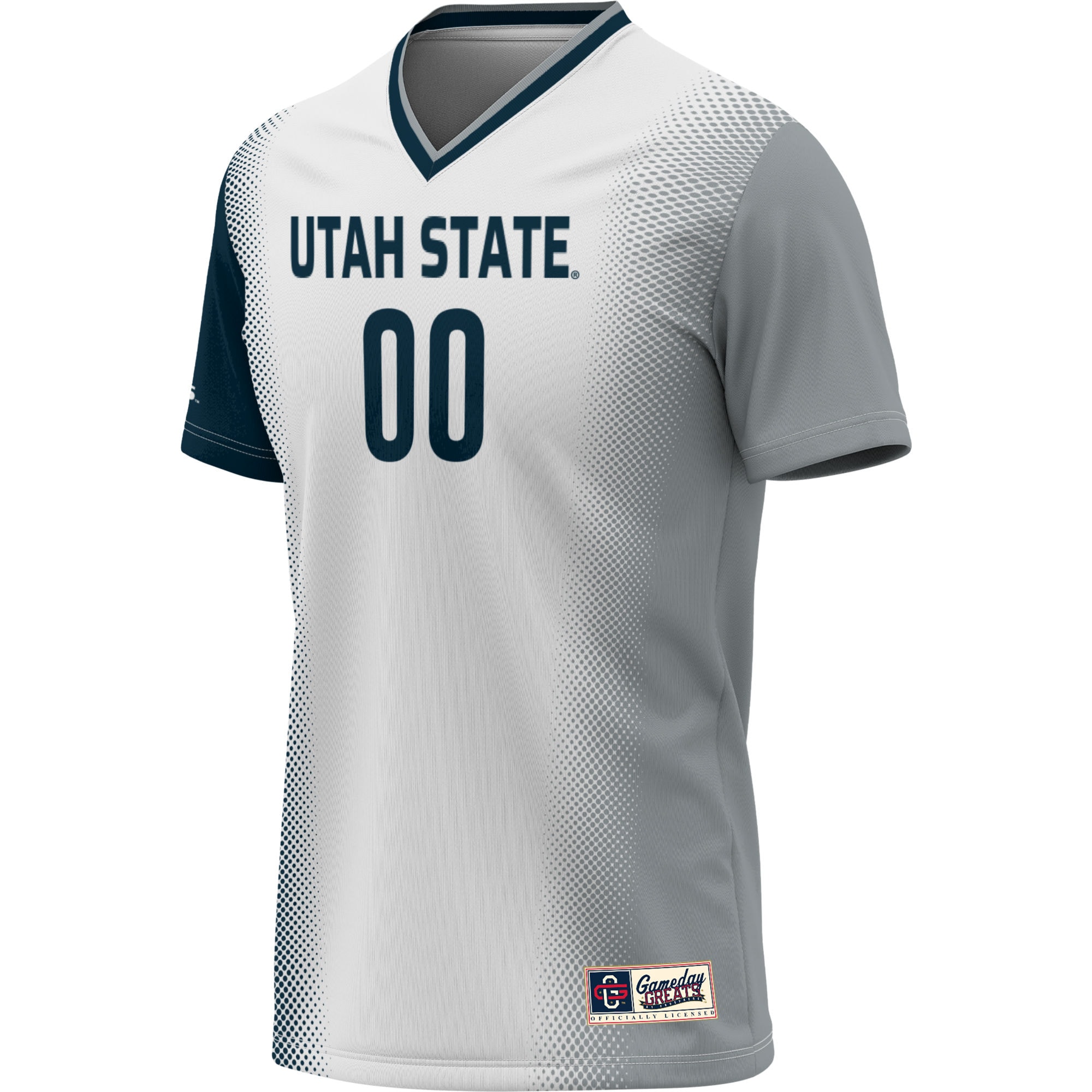 [JED] Utah State Aggies GameDay Greats Unisex NIL Pick-A-Player Lightweight Women's Soccer Jersey - White