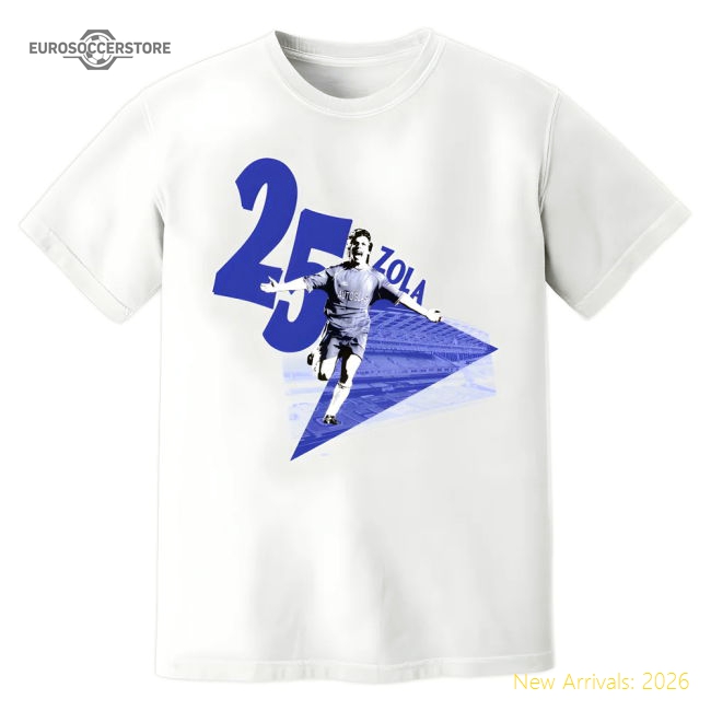 Authentic Gianfranco Zola Chelsea Premier League Legend T-shirt