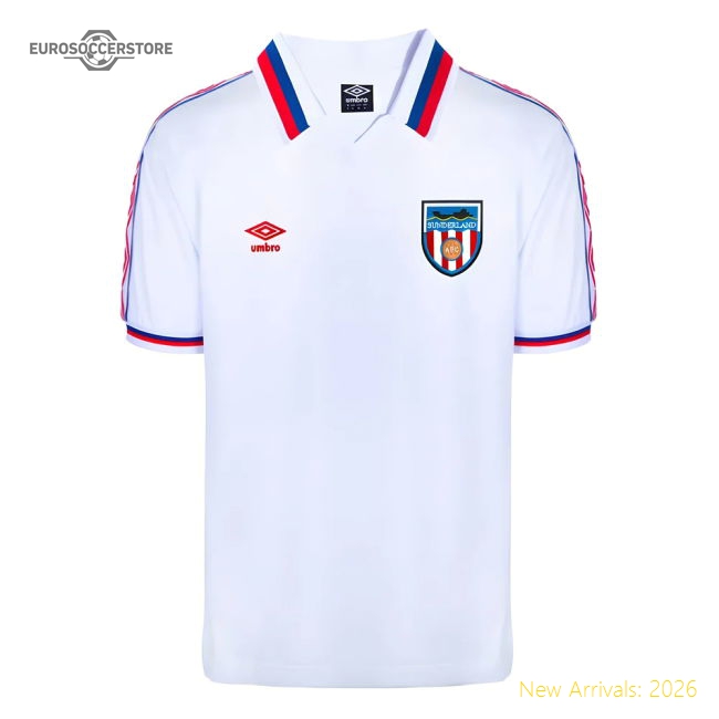 Official Sunderland 1980 Away Umbro Retro Football Shirt - Premium