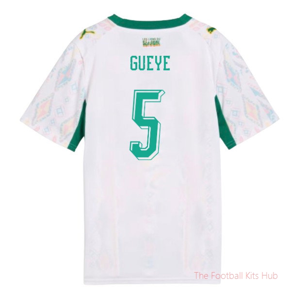 2026-2027 Senegal Home Shirt (Kids) (Gueye 5)