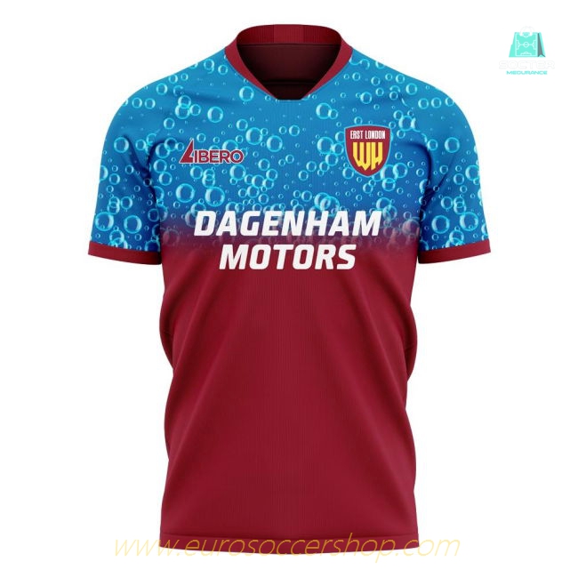 East London 2025-2026 Home Concept Football Kit (Libero) (Your Name)