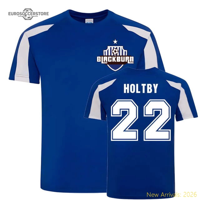 Official Lewis Holtby Blackburn Rovers Sports Training Jersey (blue