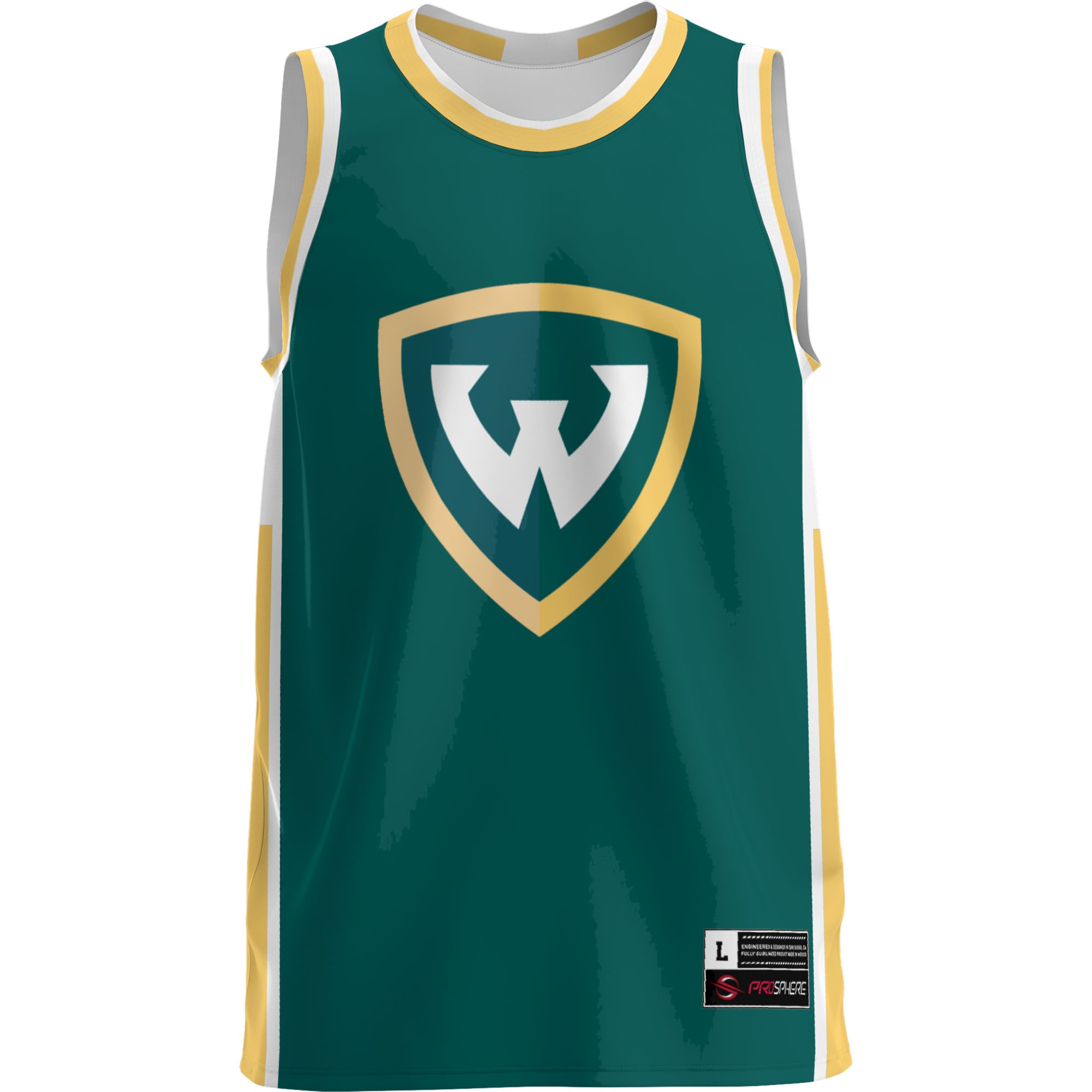 [NJP] Wayne State Wildcats GameDay Greats Lightweight Basketball Jersey - Green