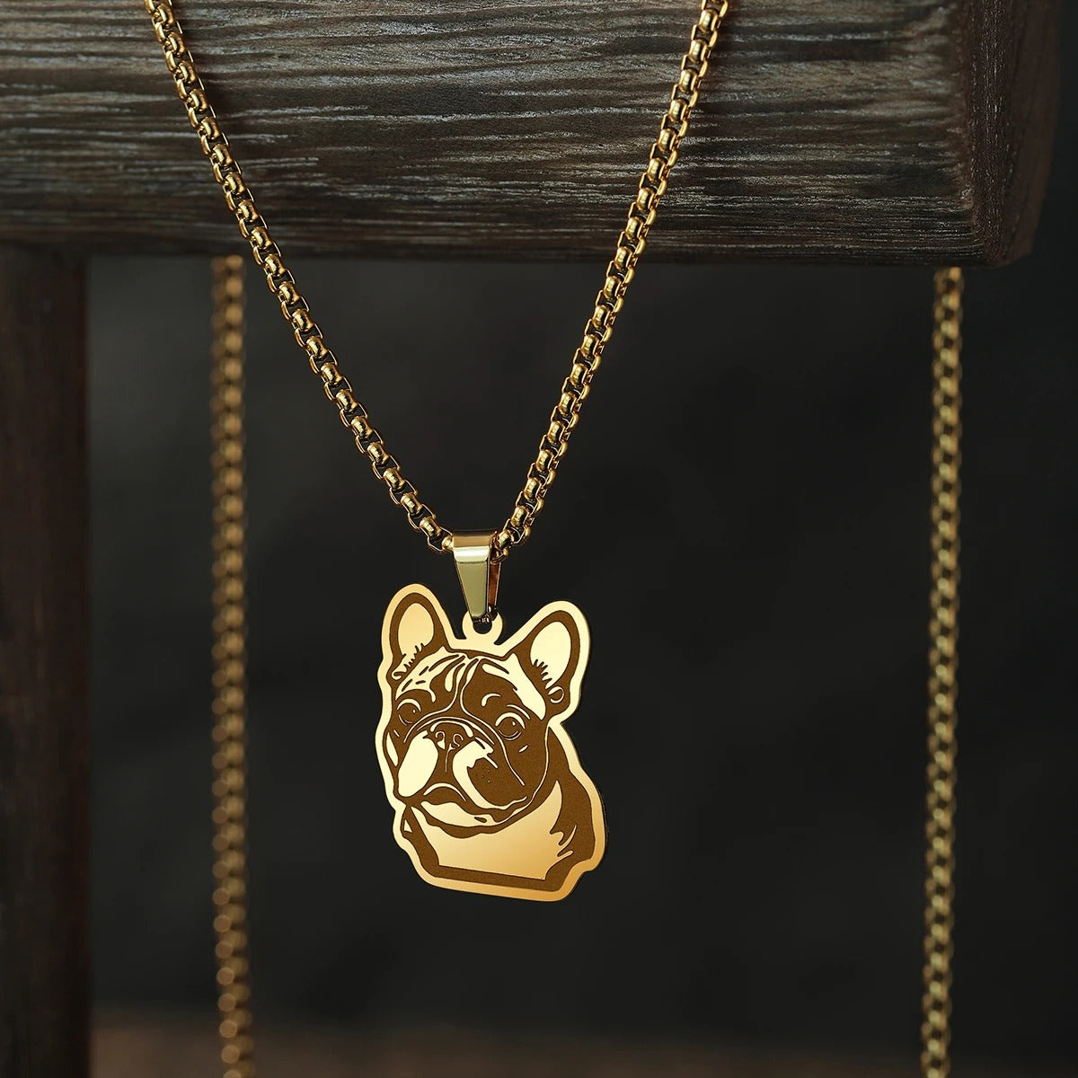 French Bulldog Steelchie French Bulldog Stainless Pendant – Durable Dog
