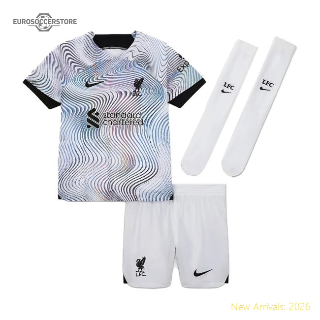 Liverpool Away Mini Kit 2022-2023 Fan Wear Jersey Stadium Approved
