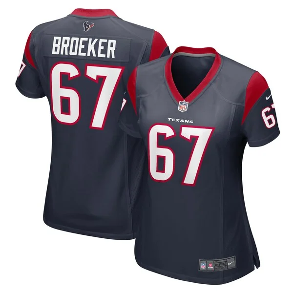 None Nick Broeker Game Jersey - Navy | NFL Player Jersey | NFL Footbal