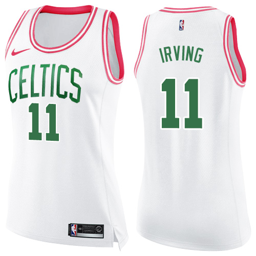Nike Celtics White Kyrie Irving #11 Jersey - Game Day Wear