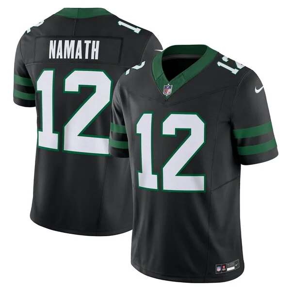 None Joe Namath Limited Jersey - Black | NFL Player Jersey | NFL Footb
