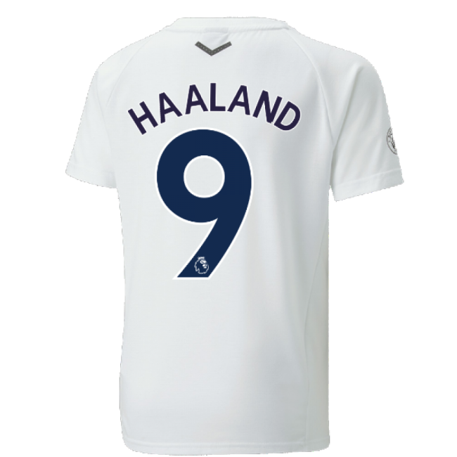 2022-20 Man City Authentic Home Jersey HAALAND #9 L M S Kids