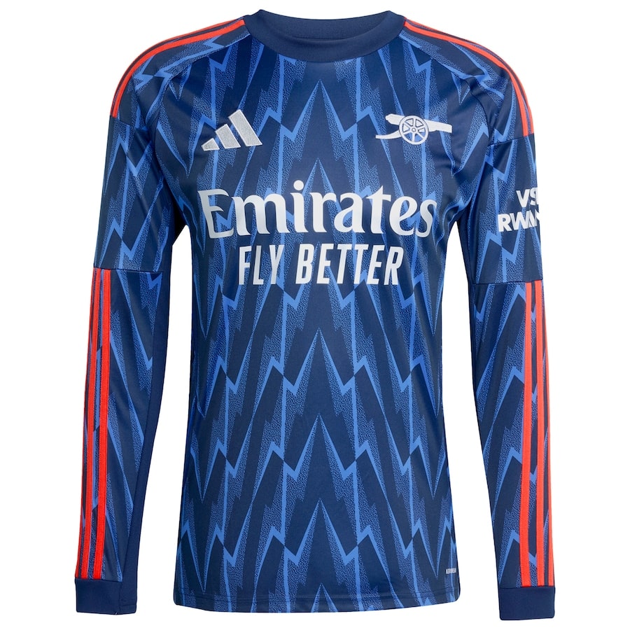 Arsenal Away Jersey 2025 2026 Long Sleeve