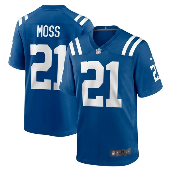 None Zack Moss Game Jersey - Royal | NFL Player Jersey | NFL Football