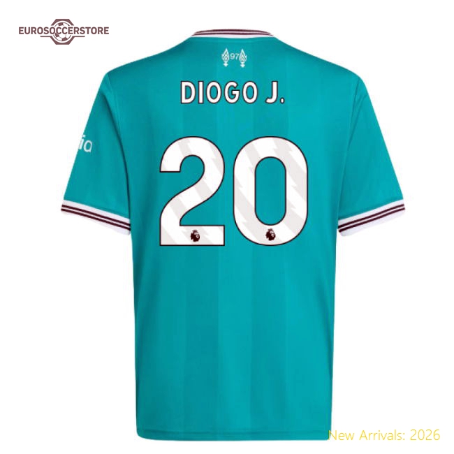 2025-2026 Liverpool Third Shirt (Kids) (Diogo J. 20)